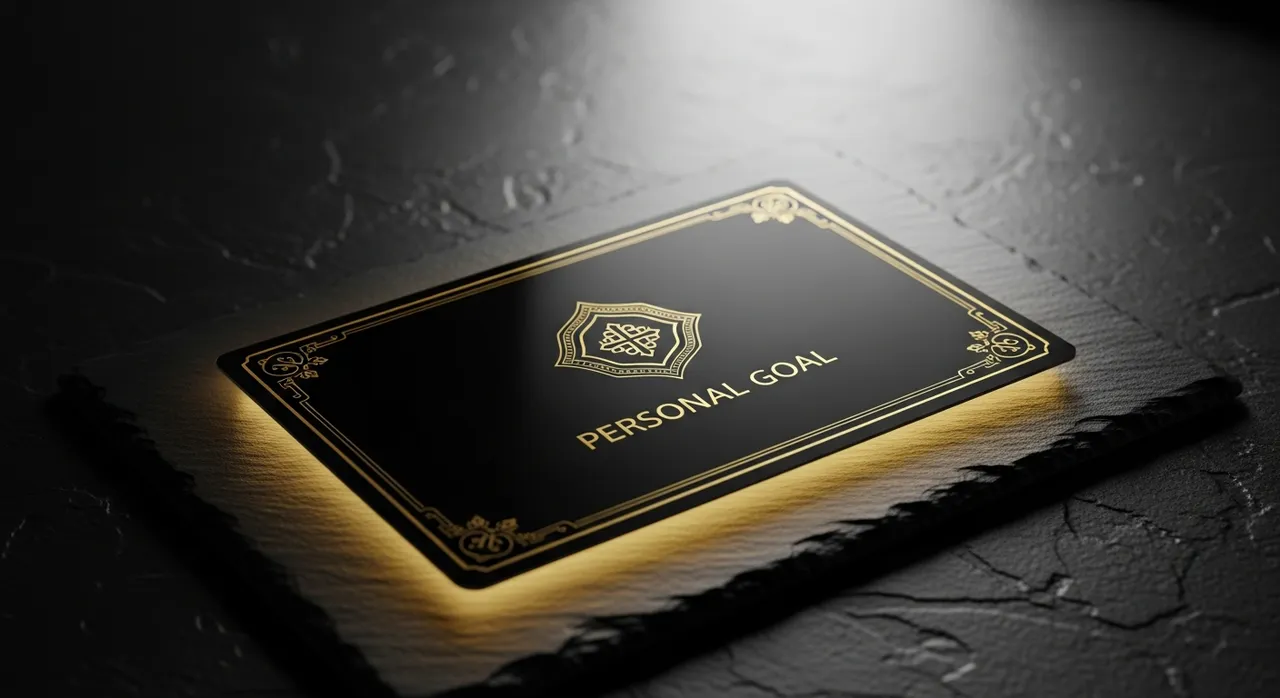 Let's create your personal goal card
